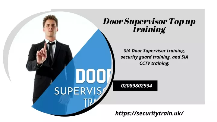 door supervisor top up training