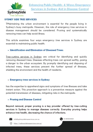 Enhancing Public Health 4 Ways Emergency Services in Sydney Aid in Disease Control