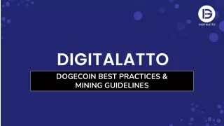 Doge Coin Mining Guidelines Your Roadmap to Successful Mining