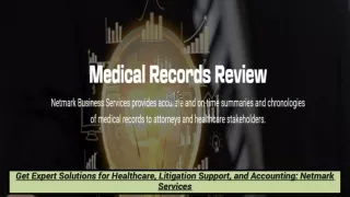 Get Expert Solutions for Healthcare, Litigation Support, and Accounting Netmark Services