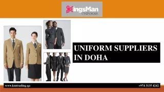 UNIFORM SUPPLIERS IN  DOHA