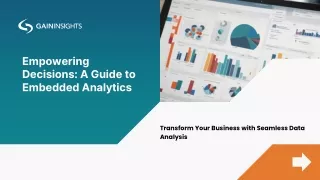 Empowering Decisions A Guide to Embedded Analytics