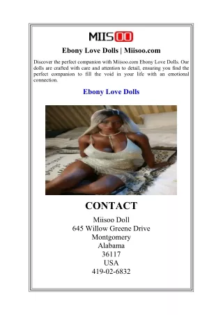 Ebony Love Dolls  Miisoo.com