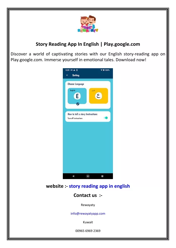 story reading app in english play google com