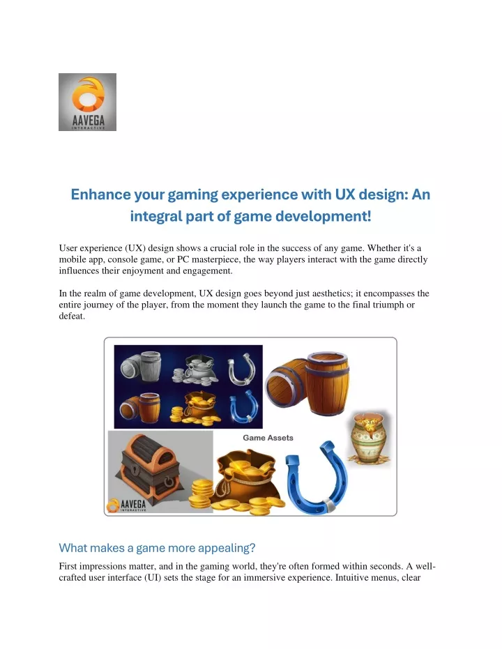 enhance your gaming experience with ux design