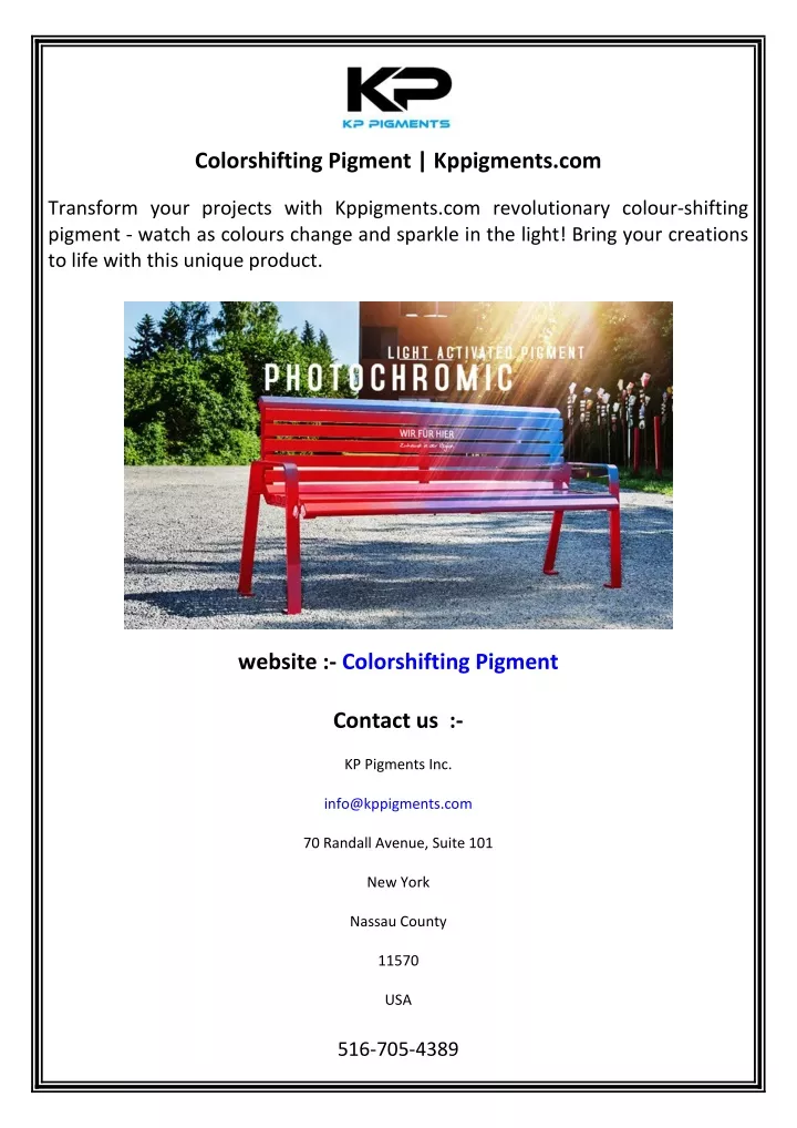 colorshifting pigment kppigments com