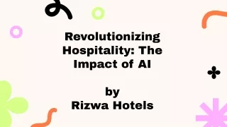 Revolutionizing-hospitality-the-impact of AI