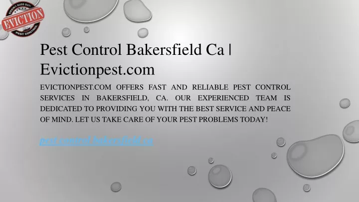 pest control bakersfield ca evictionpest com