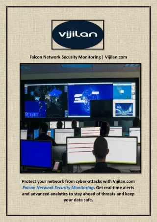 falcon network security monitoring vijilan com