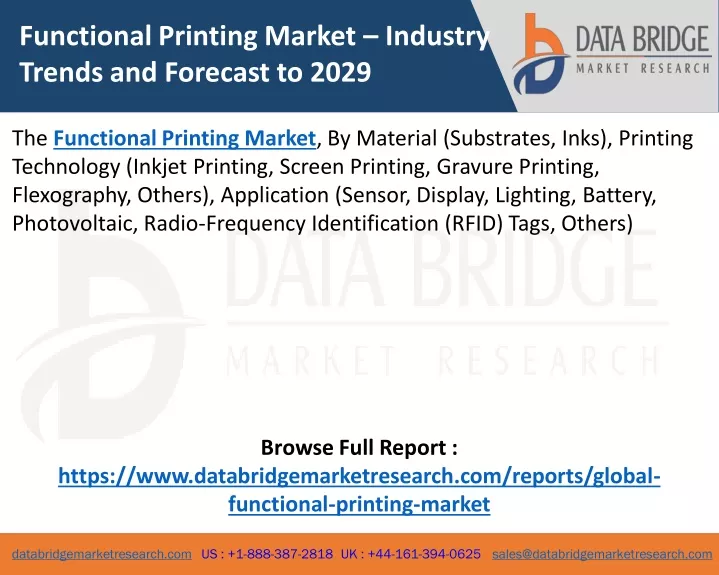 functional printing market industry trends
