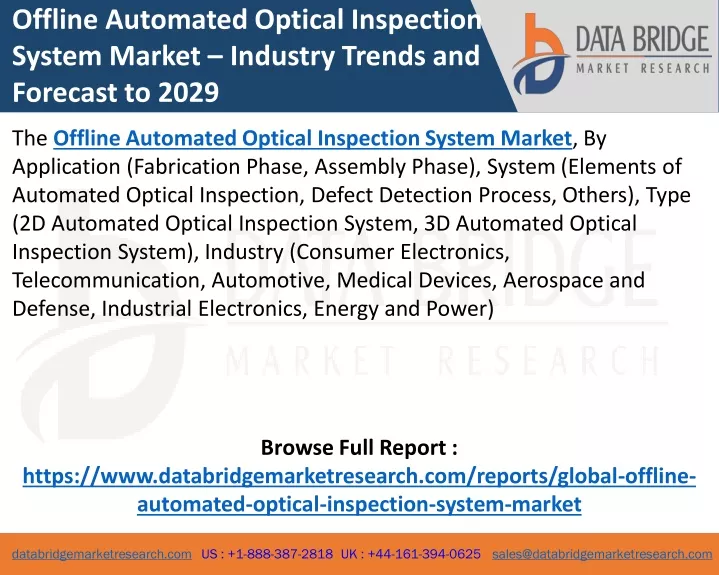 offline automated optical inspection system
