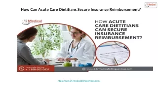 How Can Acute Care Dietitians Secure Insurance Reimbursement_