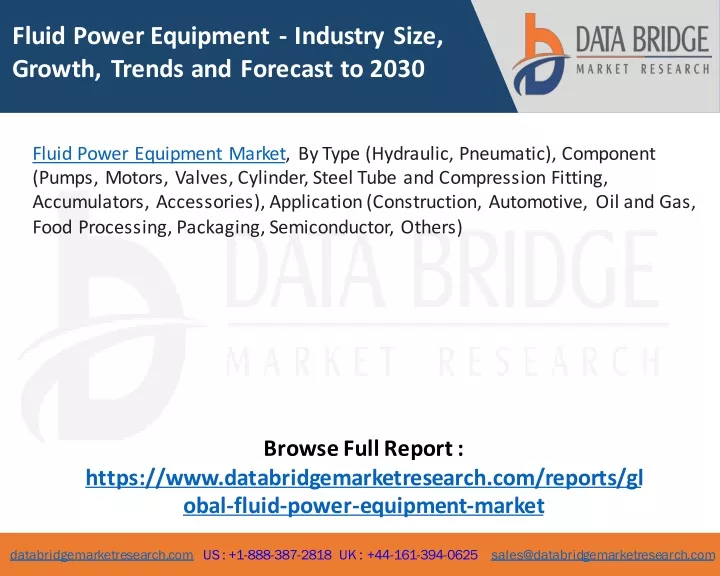 fluid power equipment industry size growth trends