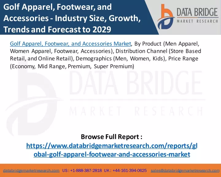 golf apparel footwear and accessories industry
