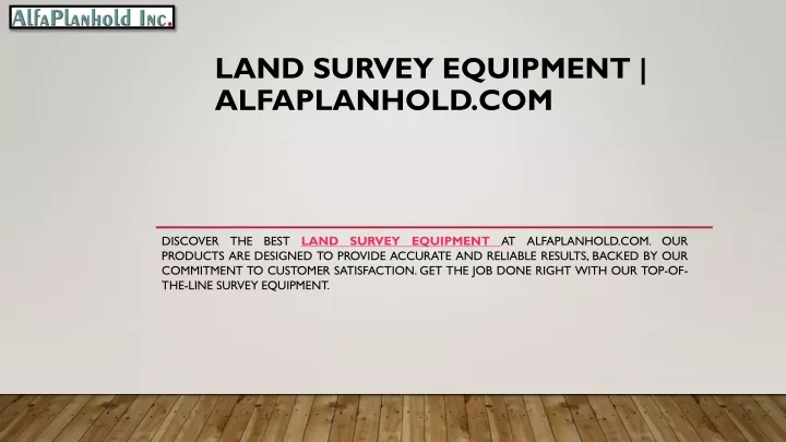 land survey equipment alfaplanhold com