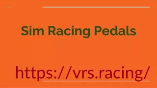 Buy sim racing pedals in Europe