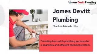 Plumber Adelaide Hills