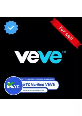 BUY 100% KYC verified VEVE account