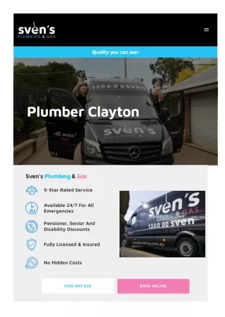 Plumber Clayton