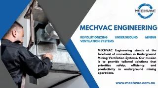 Underground Mining Ventilation Systems