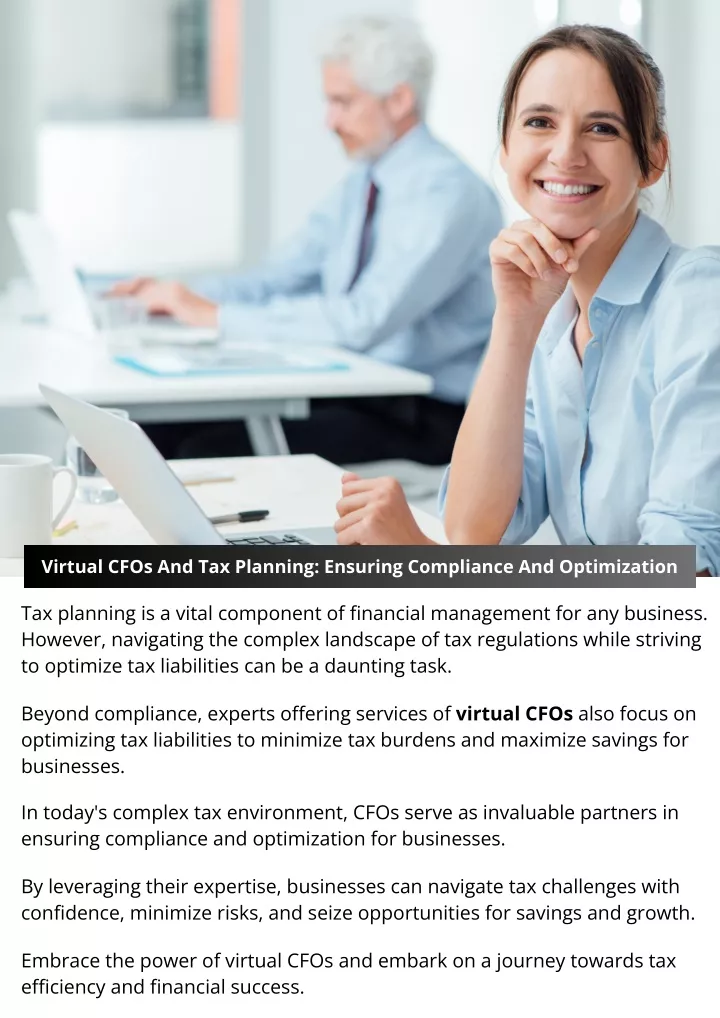 virtual cfos and tax planning ensuring compliance