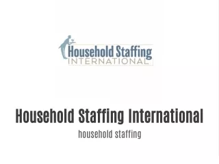 Household Staffing International