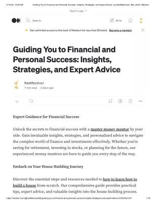Guiding You to Financial and Personal Success_ Insights, Strategies, and Expert Advice