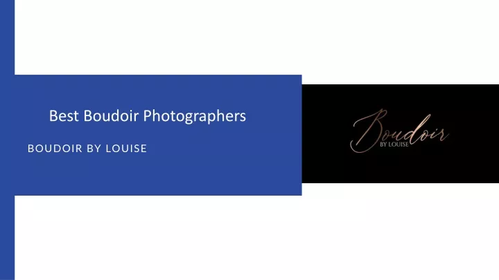 best boudoir photographers