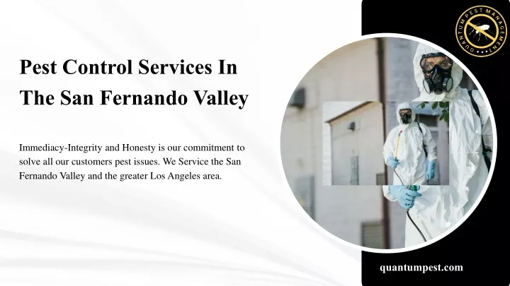 pest control services in the san fernando valley