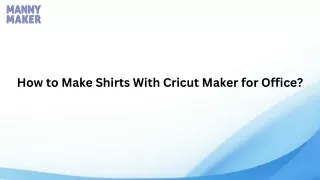 Make Shirts With Cricut Maker