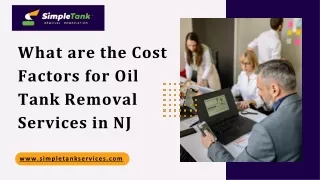 What are the Cost Factors for Oil Tank Removal Services in NJ