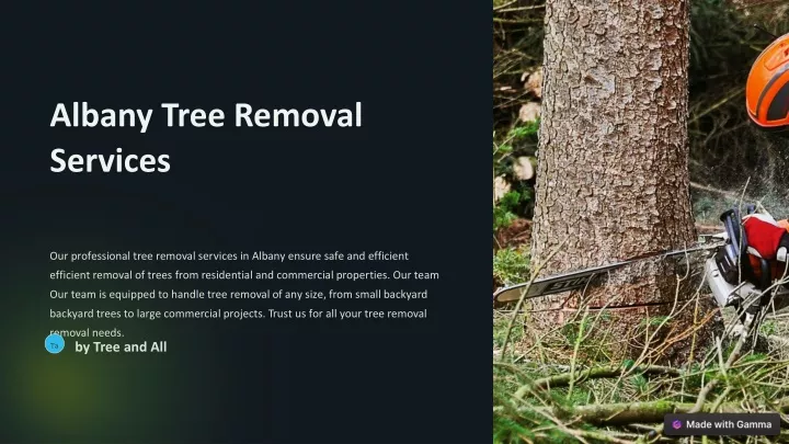 albany tree removal services