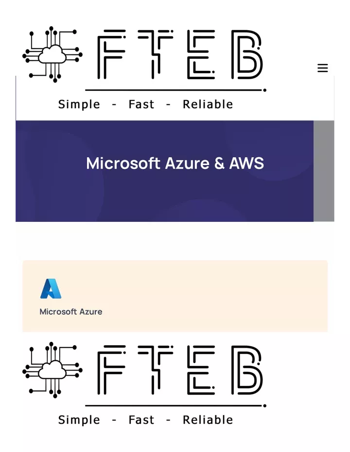 microsoft azure aws