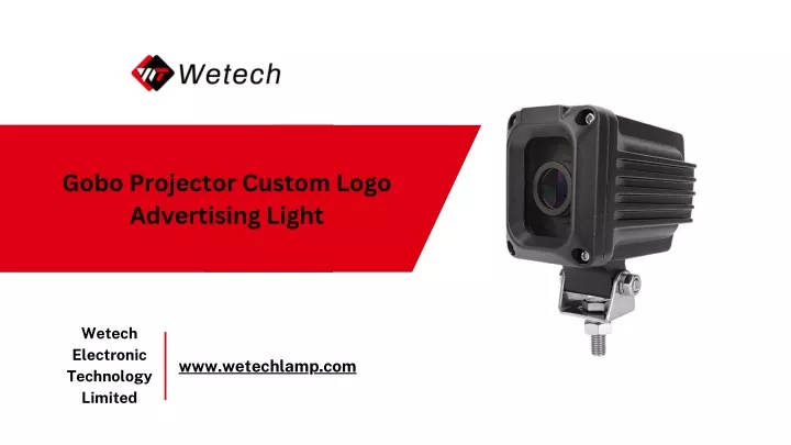 gobo projector custom logo advertising light
