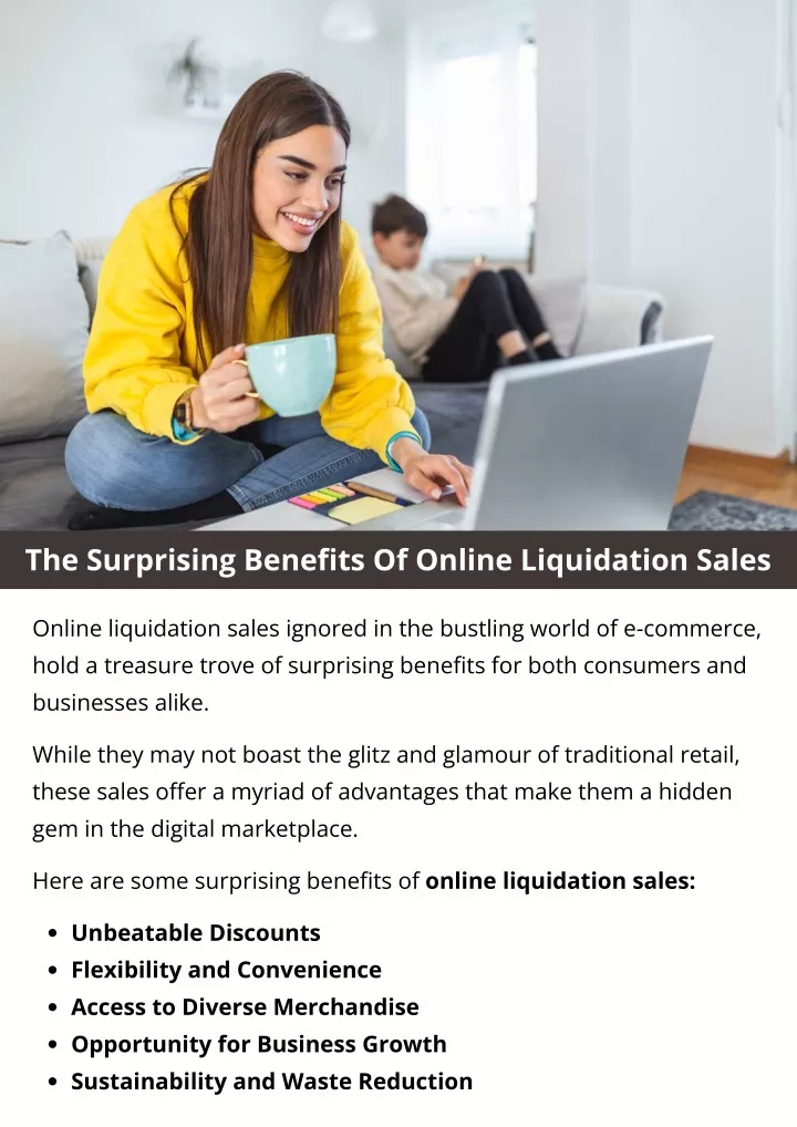 PPT - The Surprising Benefits Of Online Liquidation Sales PowerPoint ...