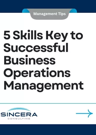 Optimize Your Business Operations with Sincera's Strategic Solutions