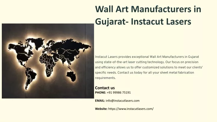 wall art manufacturers in gujarat instacut lasers