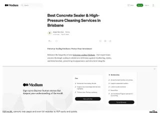 Best Concrete Sealer & High-Pressure Cleaning Services in Brisbane