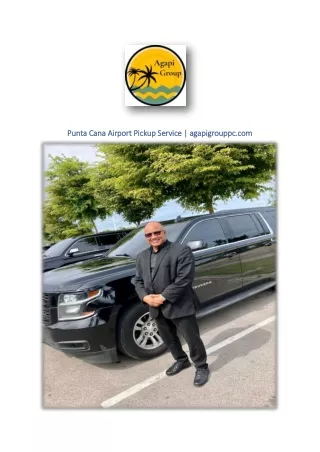 Punta Cana Airport Pickup Service | agapigrouppc.com