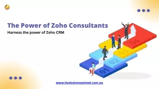 How to utilise the power of Zoho Consultants