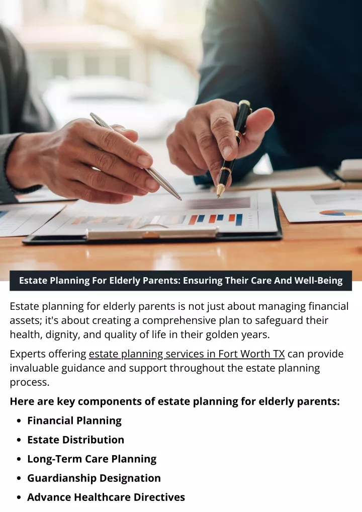 estate planning for elderly parents ensuring