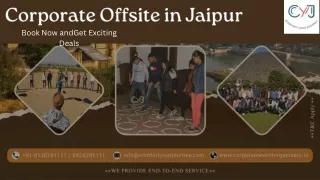 Book Best Corporate Offsite and Event Venues in Jaipur with CYJ