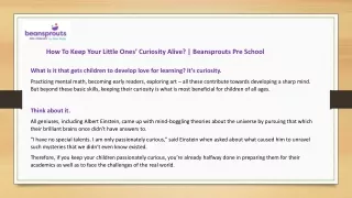 how to keep your little ones curiosity alive