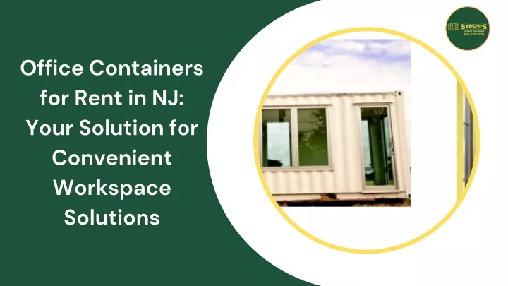 office containers for rent in nj your solution