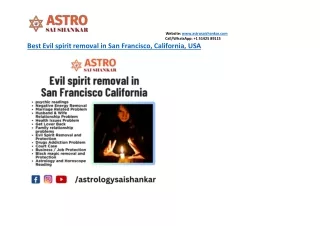 Best Evil spirit removal in San Francisco, California, USA