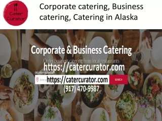 Party catering service Utah