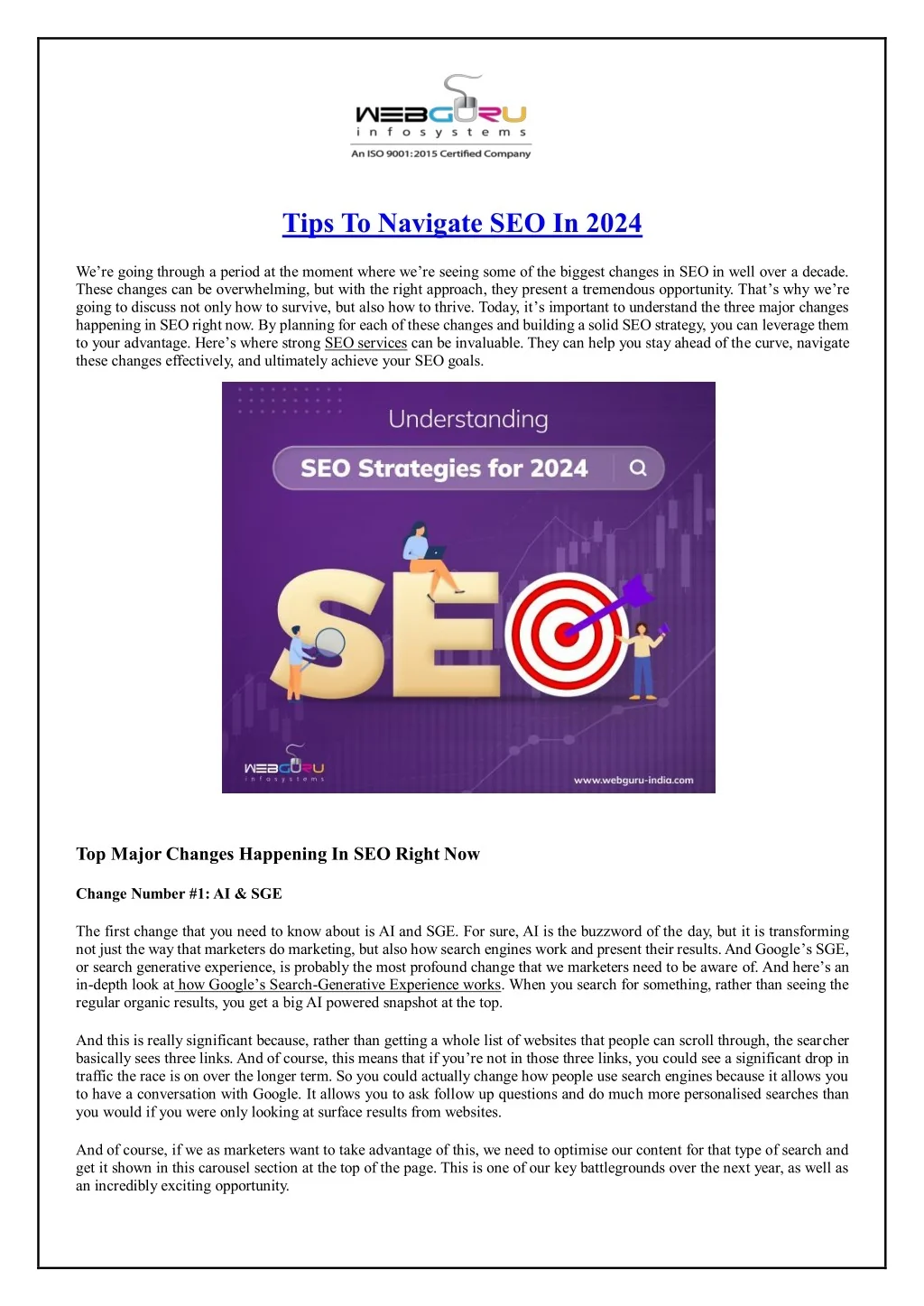 PPT - Tips To Navigate SEO In 2024 PowerPoint Presentation, free ...