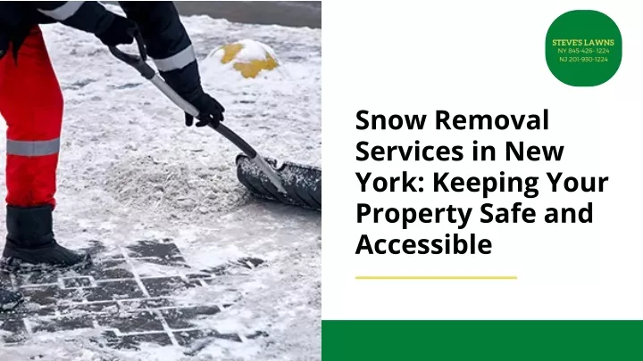 snow removal services in new york keeping your