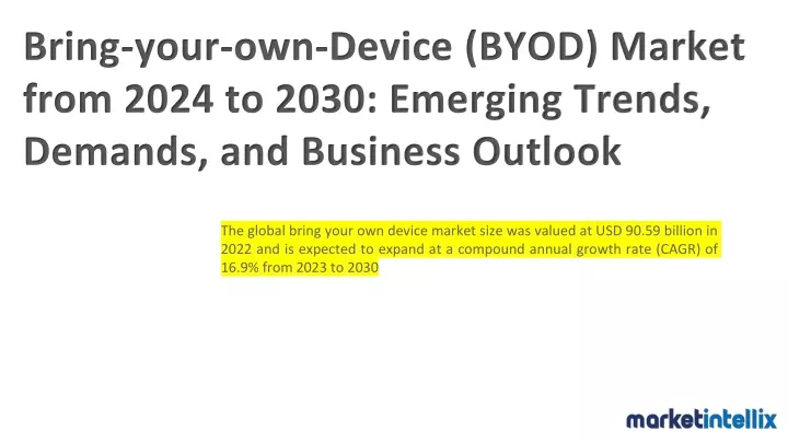 bring your own device byod market from 2024