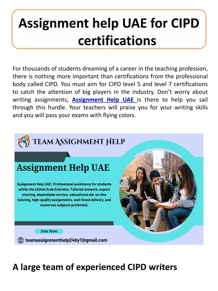 assignment help uae for cipd certifications